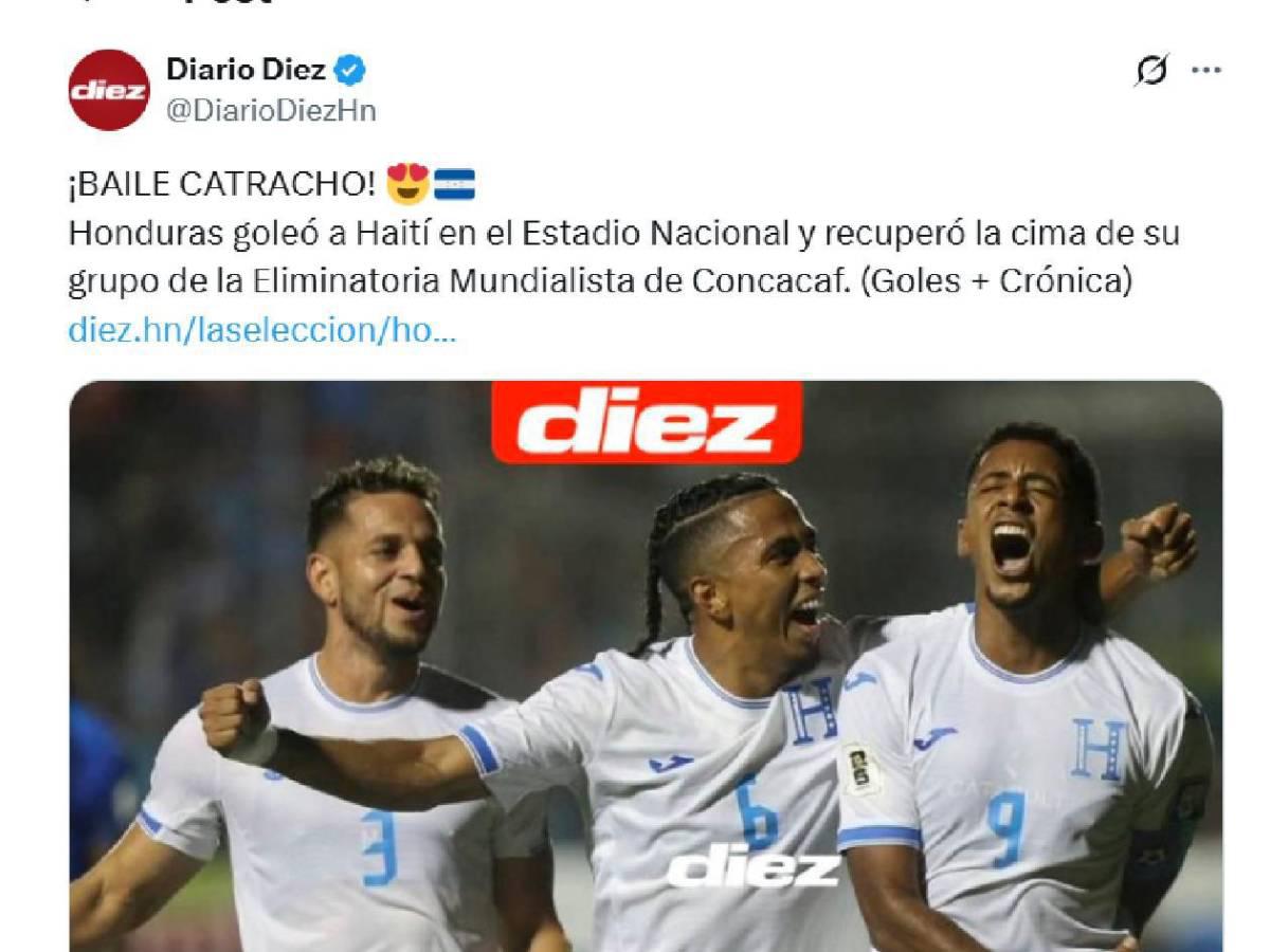 Honduras golea a Haití: Lo que dicen los medios y periodistas tras el triunfo en eliminatoria