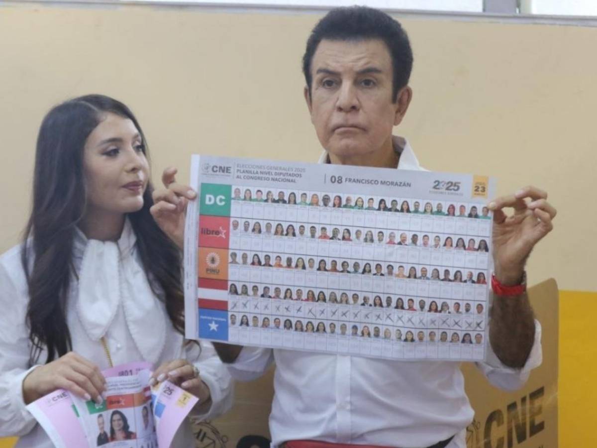 Personalidades hondureñas acuden a las urnas en histórica jornada