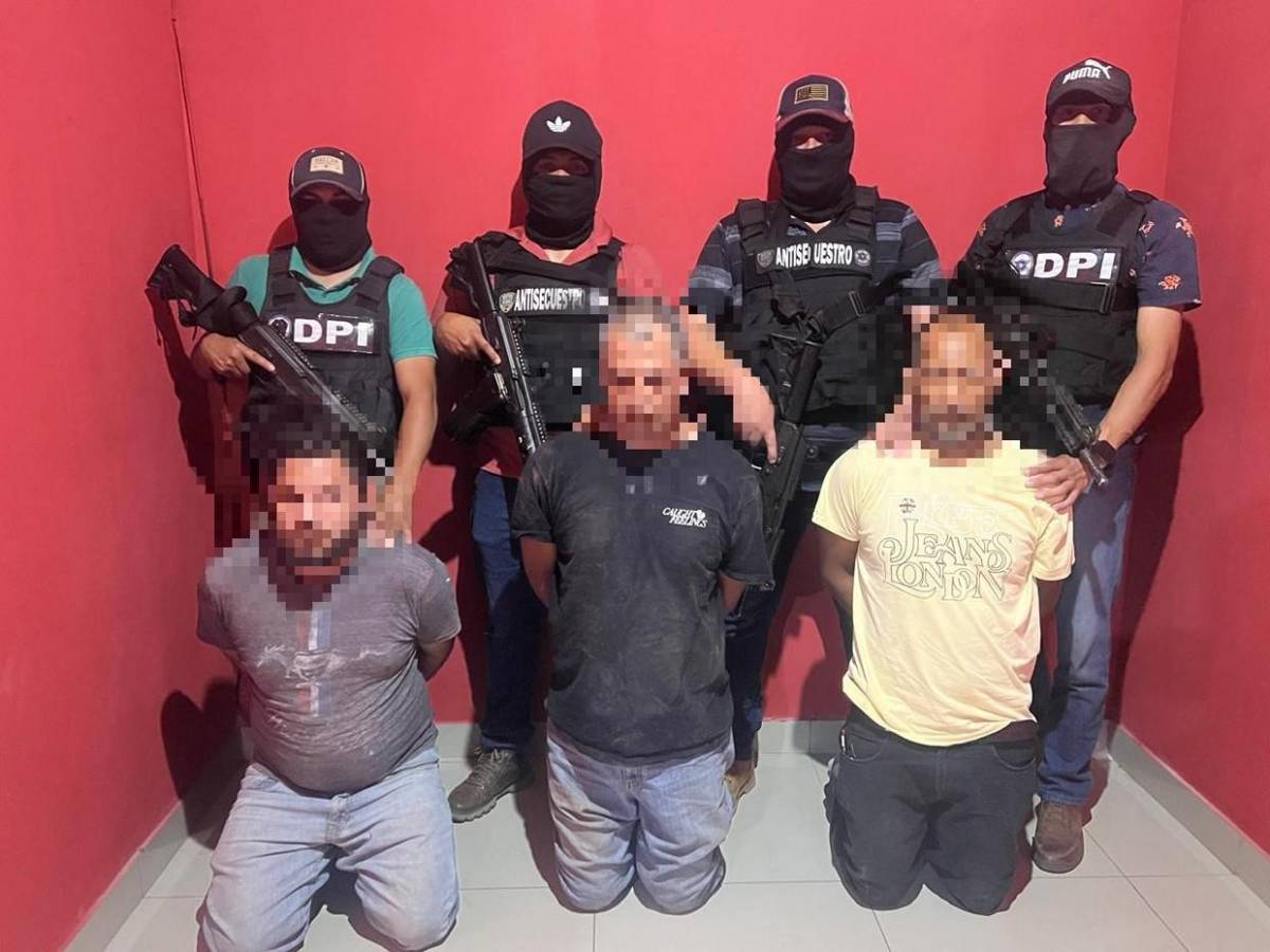 Trasladan a Tegucigalpa a tres sospechosos de secuestro en Taulabé