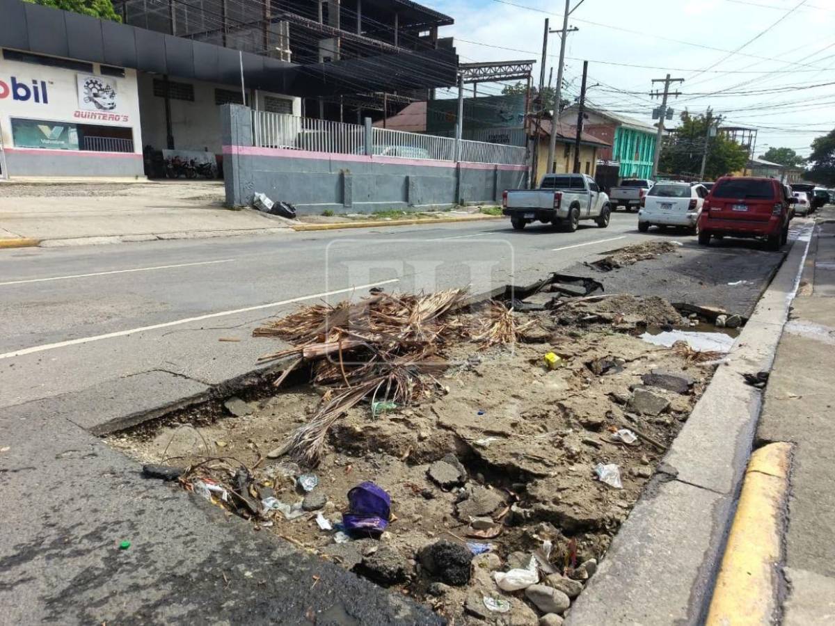 Desastre: así quedó San Pedro Sula ante las lluvias e inundaciones