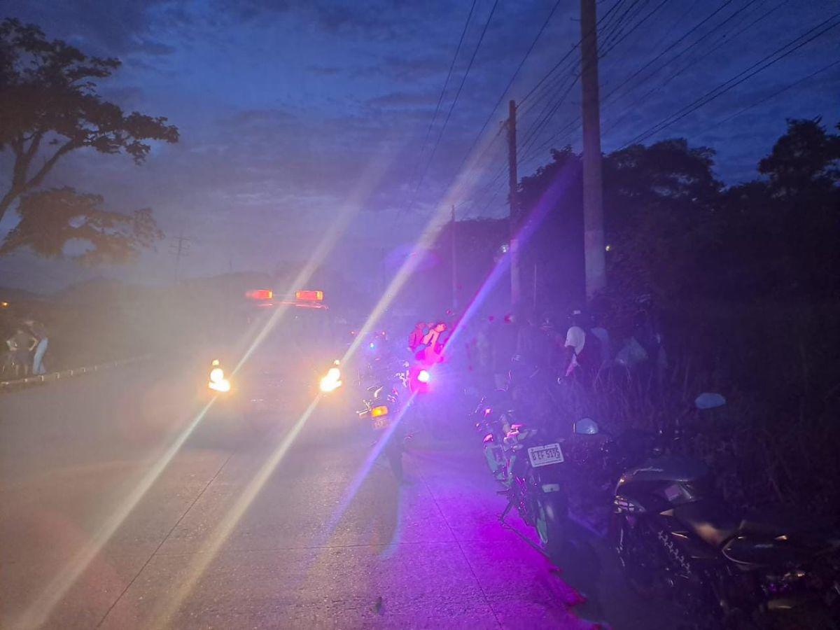 Menor de 15 años muere atropellada en la carretera de Olancho