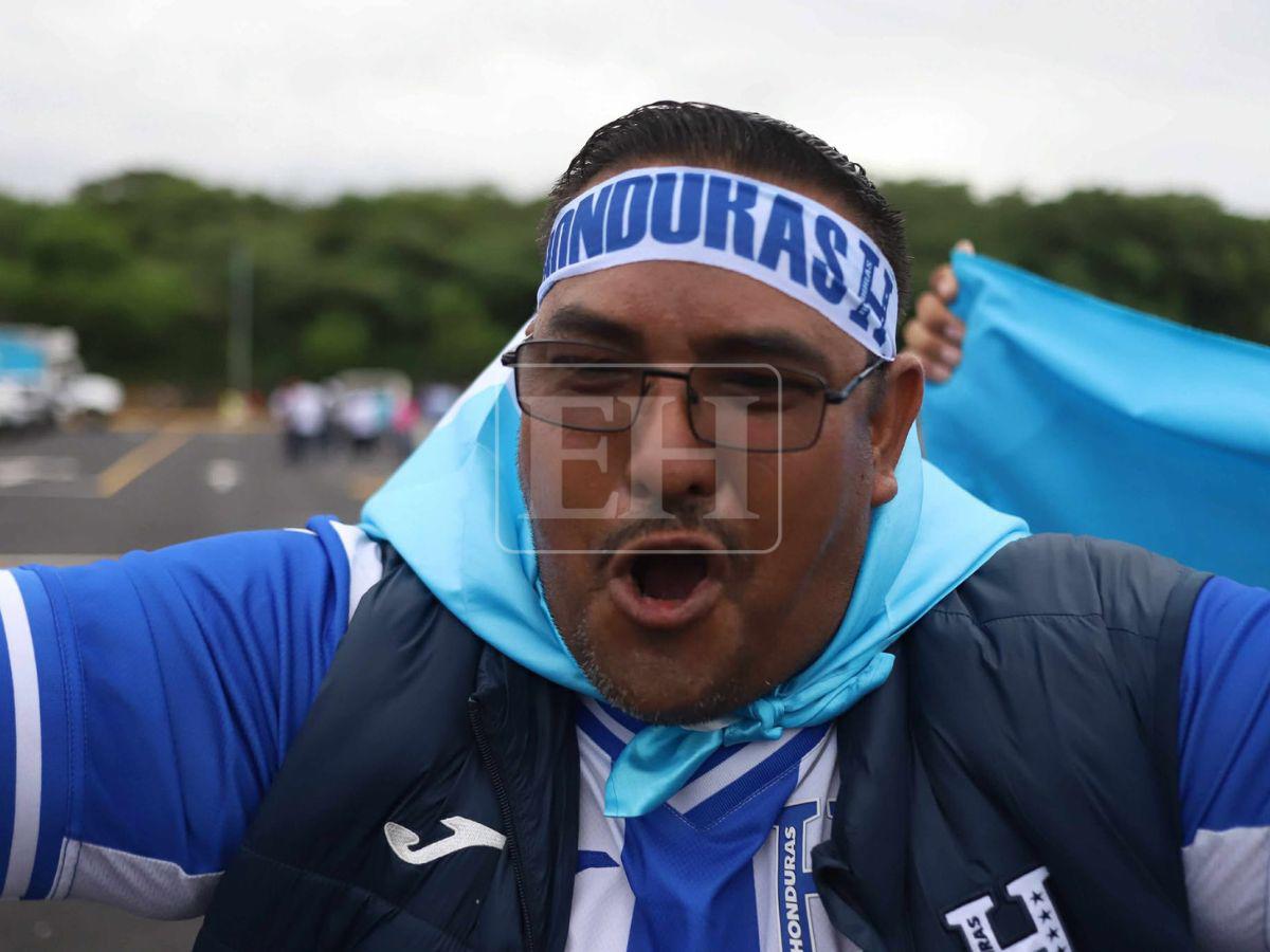 Dejándolo todo en la cancha: las mejores fotos del primer tiempo de Nicaragua vs Honduras