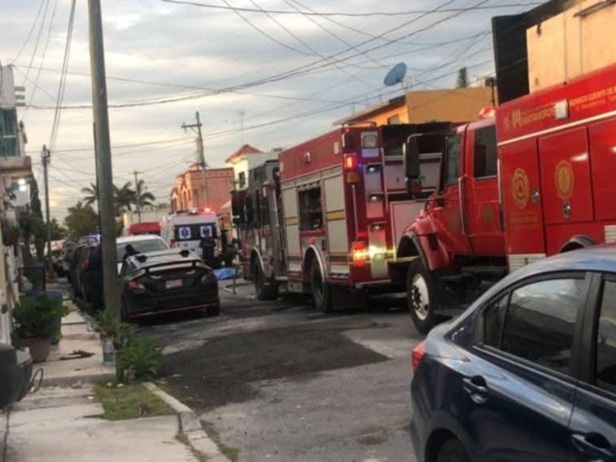 Niña de cuatro años y su familia mueren en voraz incendio en Tamaulipas