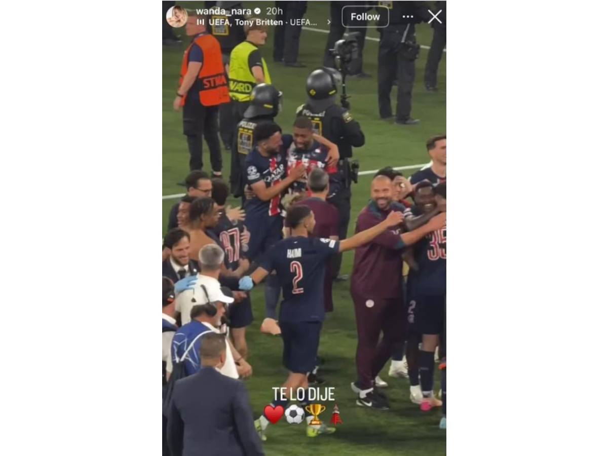 Wanda Nara estaría saliendo con jugador ganador de Champions League con PSG