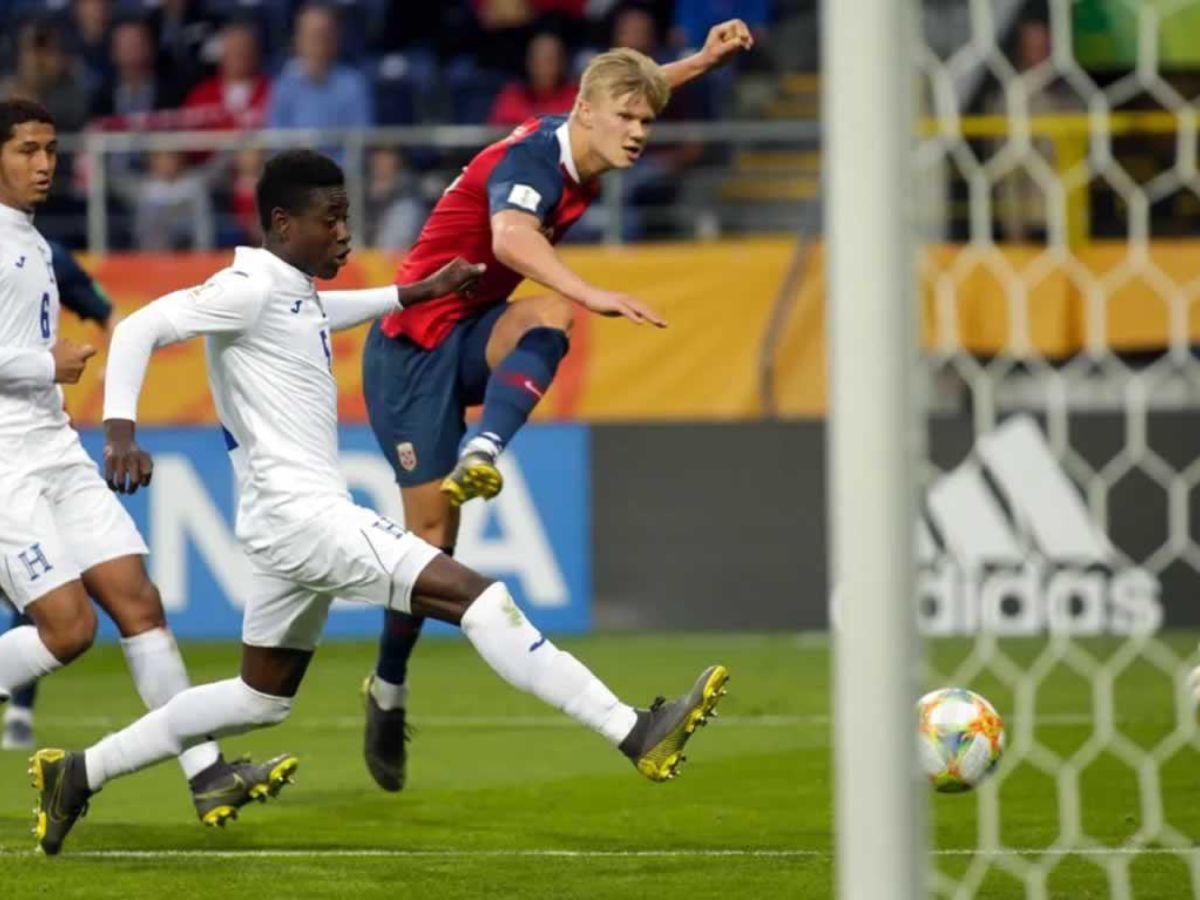 Erling Haaland convirtió nueve goles ante la selección de Honduras en el Mundial sub-20.