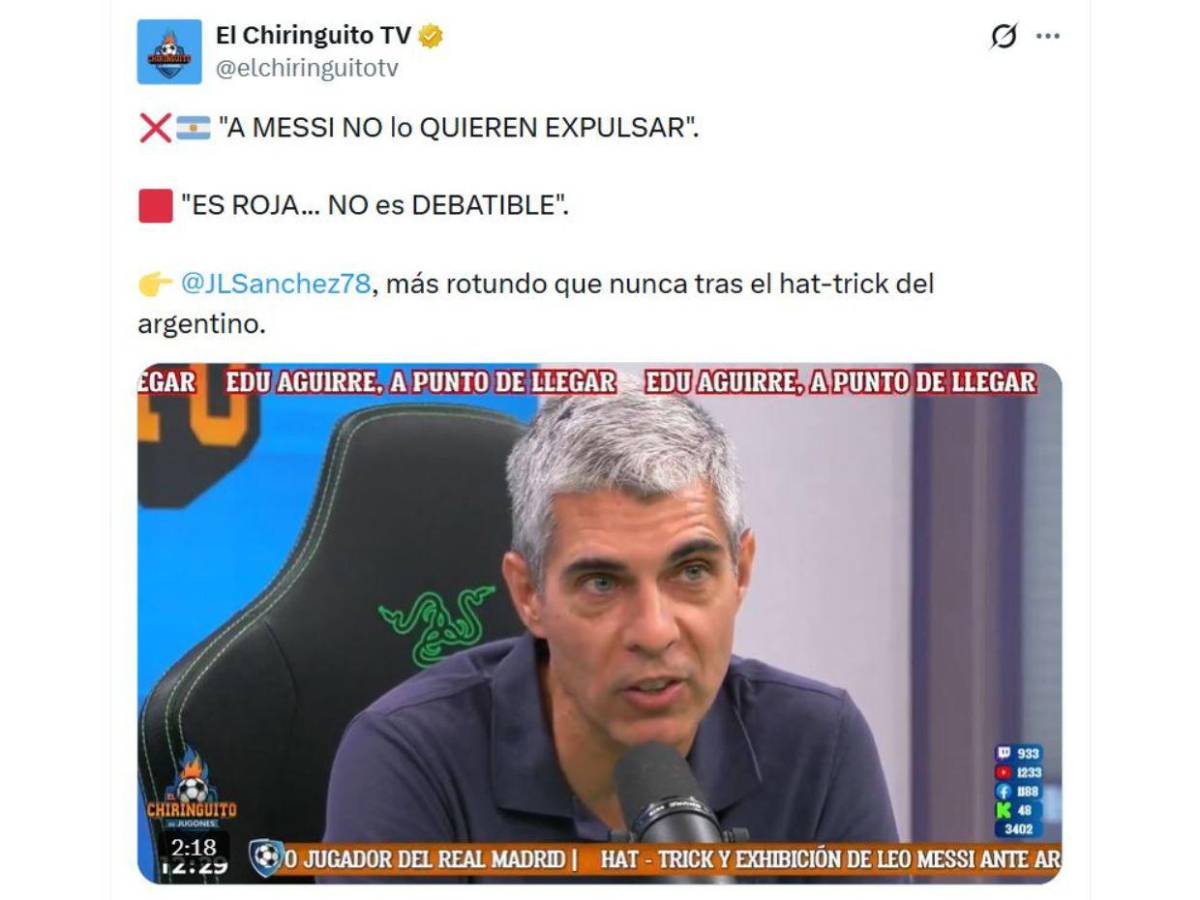 Explotan en redes tras falta de Messi donde pedían roja: Siempre tiene alguna ayudita