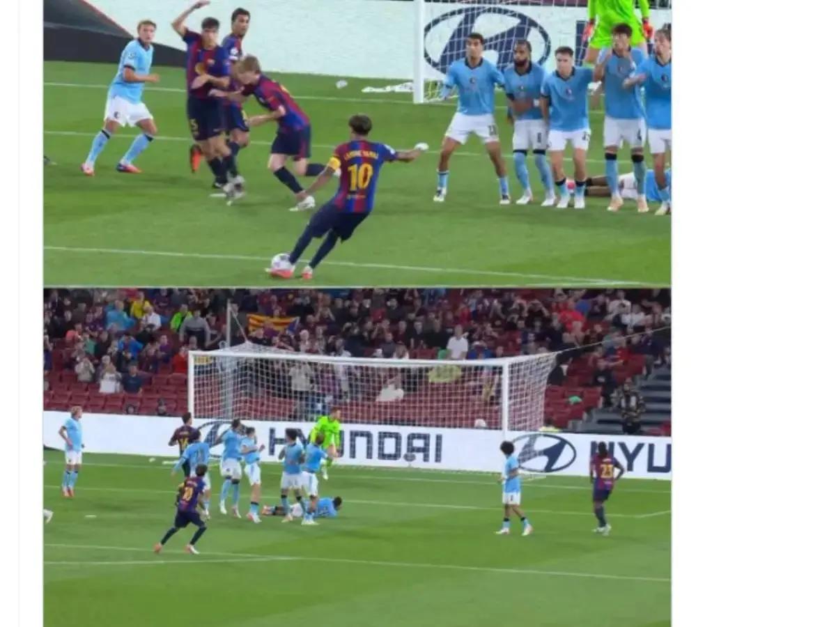 No se vio en TV: Lamine Yamal lo humilla y polémica que opaca goleada del Barcelona