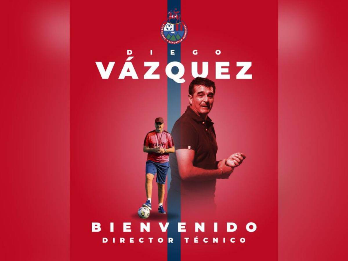 ¡Oficial! Diego Vázquez deja la Selección de Honduras y es nuevo DT del Municipal de Guatemala