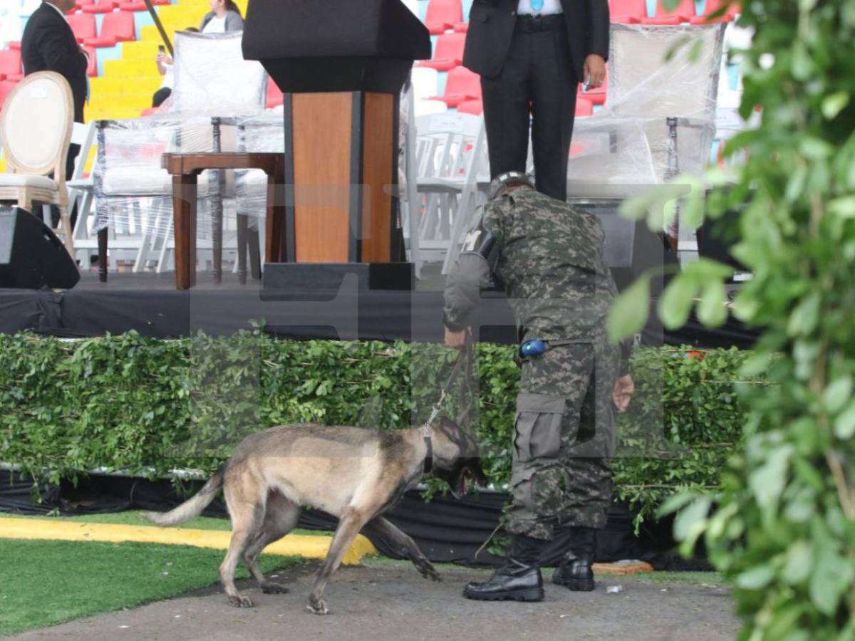 El Estadio Nacional, bajo vigilancia estricta en los desfiles patrios