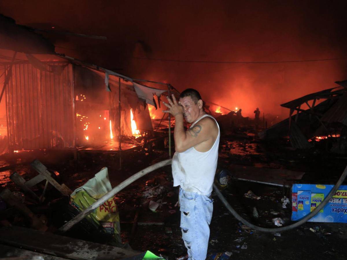 Comisario Carrasco: En puestos son más de 100 los afectados por incendio en mercado Medina de SPS