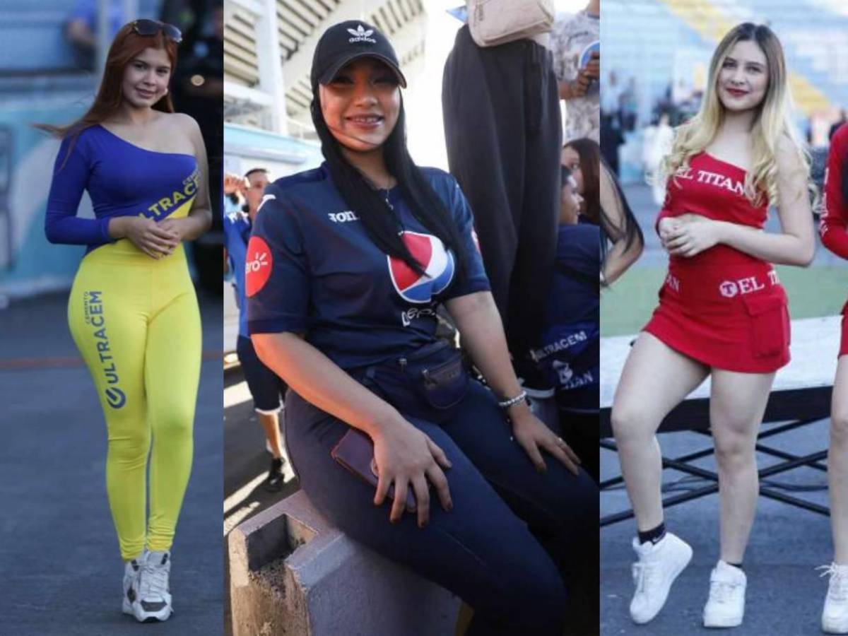 Nueva novia de jugador de Motagua entre las bellas chicas en semifinal ante Real España