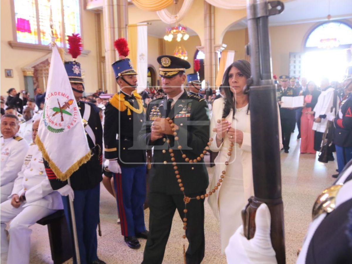 Con Nasry Asfura, las FF AA y funcionarios celebran misa en honor a la Virgen de Suyapa