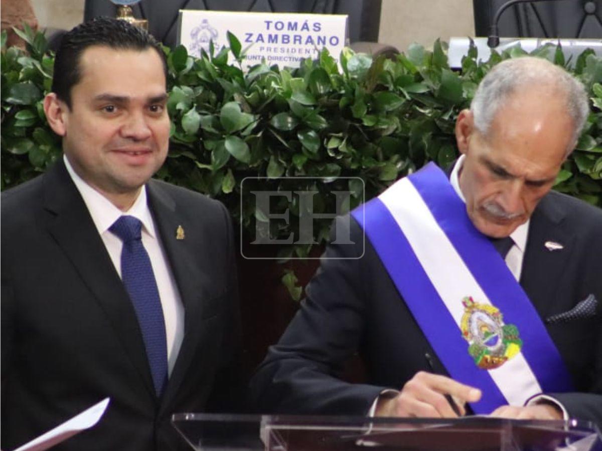Coloridos y elegantes: así lucieron diputadas y diputados en la toma de posesión de Asfura