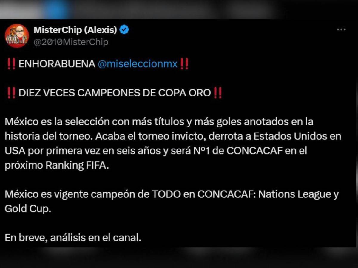 En Panamá afirman que hubiesen ganado la Copa Oro: lo que dice la prensa tras título de México