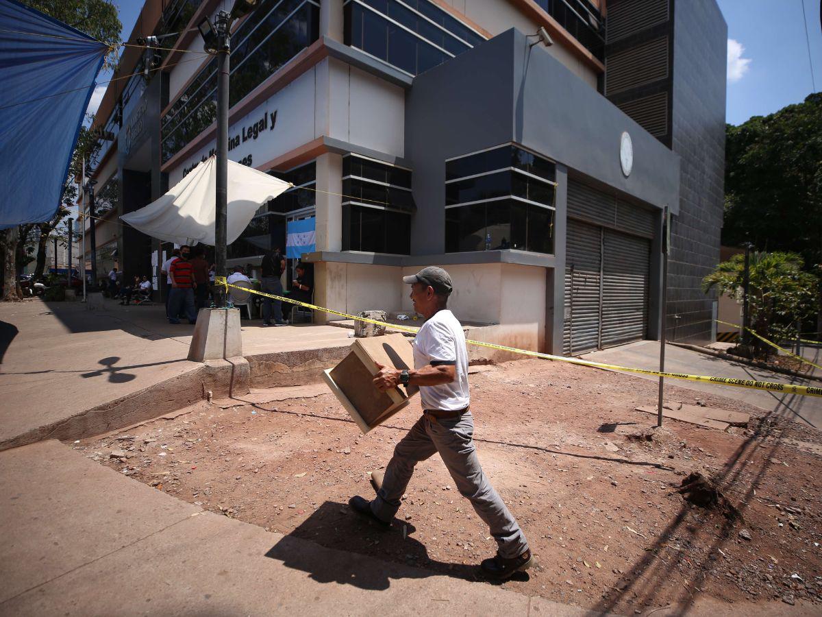 La osamenta de Eliseo Ismael Cálix no pudo ser reclamada por su padre.