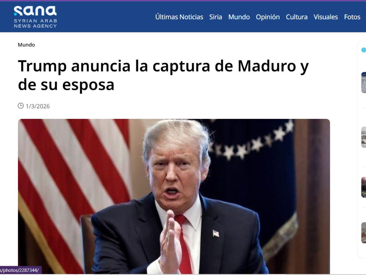 Un “dictador” capturado: así informó el mundo la detención de Nicolás Maduro