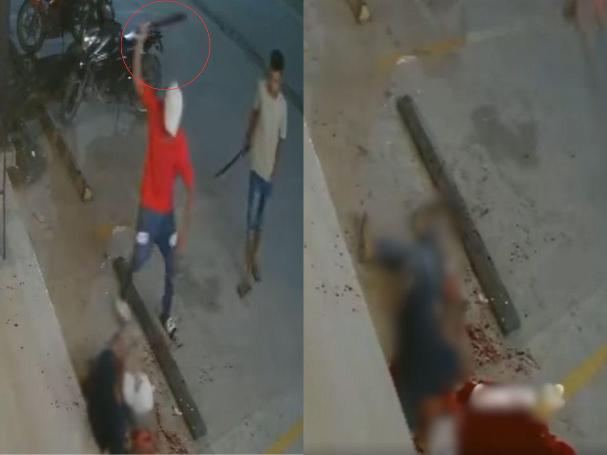 Cámaras captan asesinato a machetazos de un hombre en Colón: lo sacaron con engaños de una tienda