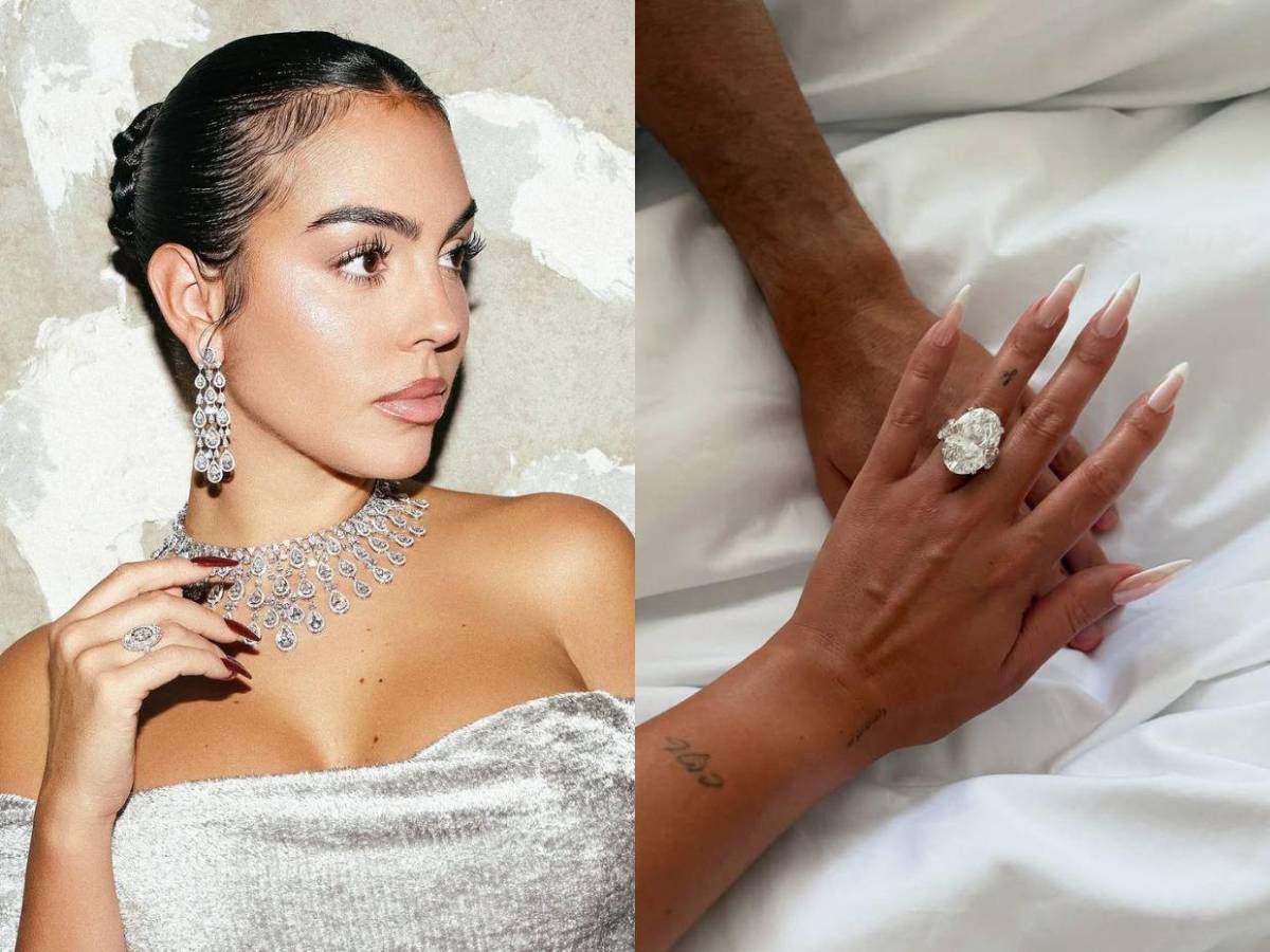 ¿Cuánto cuesta el anillo de diamante que Cristiano Ronaldo le dio a Georgina?