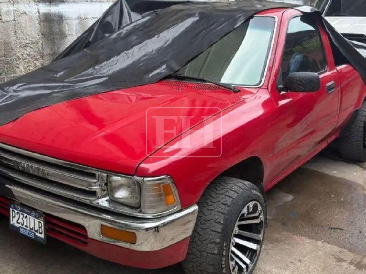 Cubierto con nailon negro: así hallaron el carro vinculado al crimen de Wilson Medina en SPS