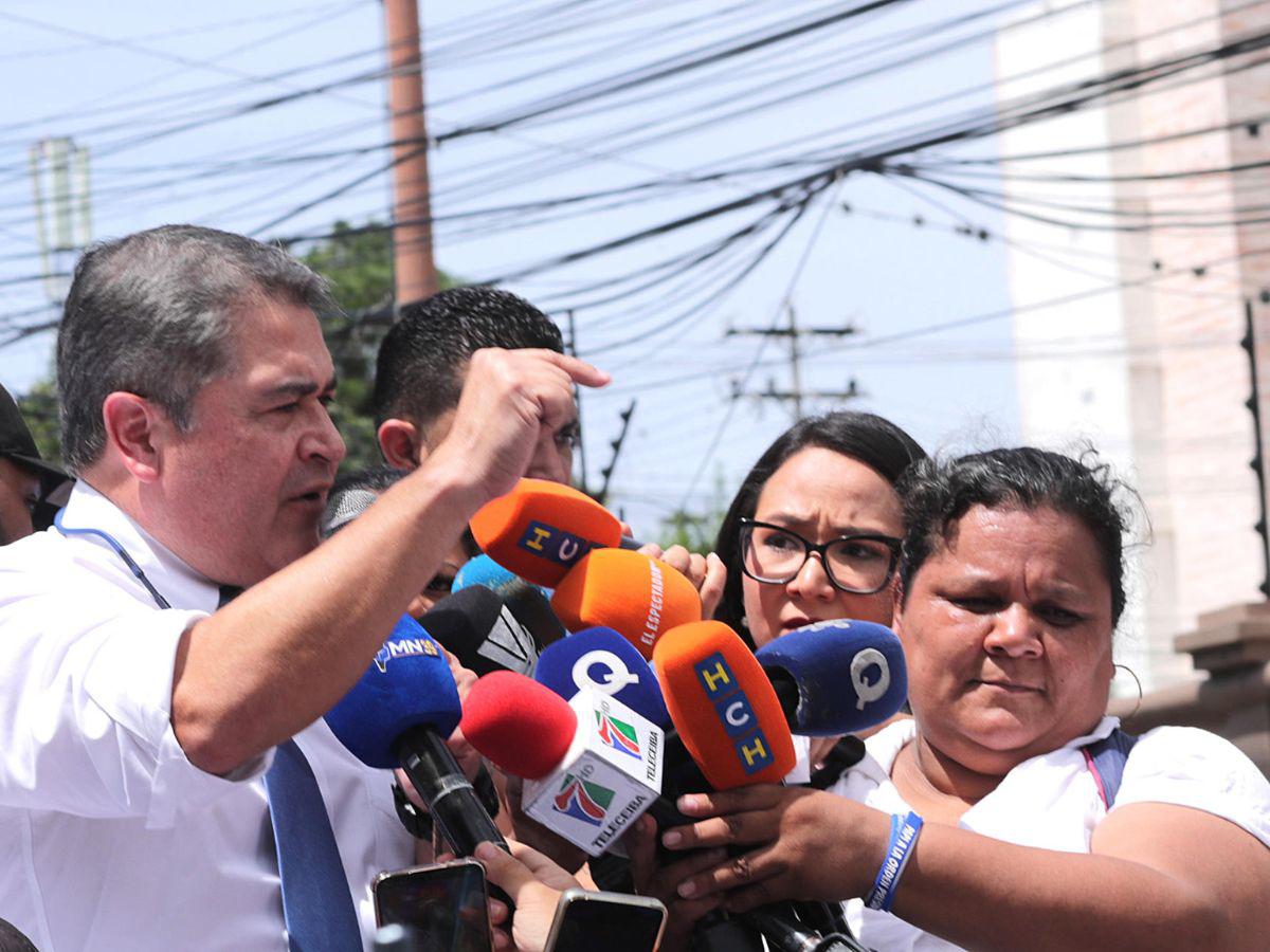 Por peligro de fuga, el MP y la PGR piden detención judicial contra Juan Orlando Hernández