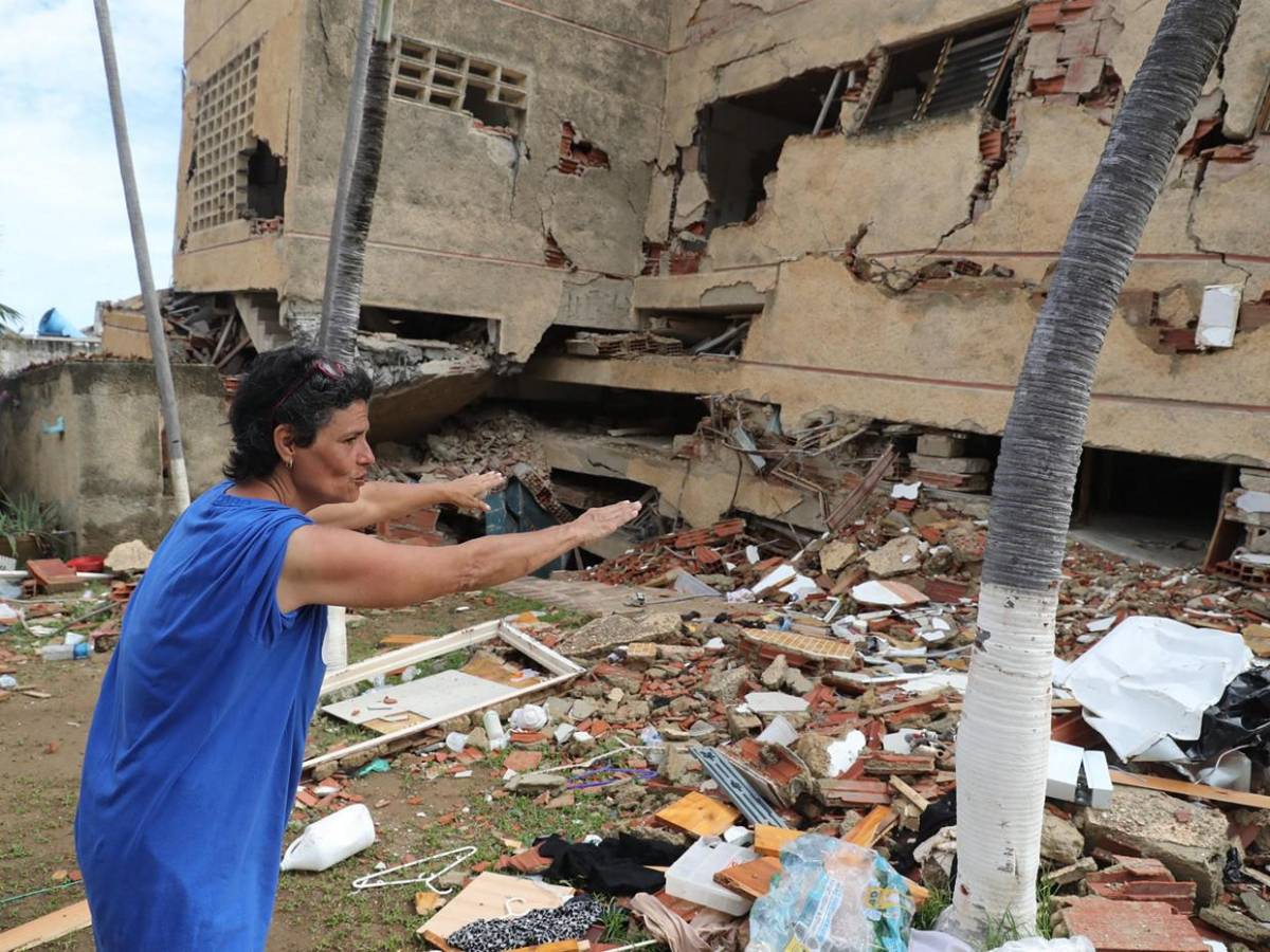 Las imágenes más impactantes a seis días de los terremotos en Venezuela