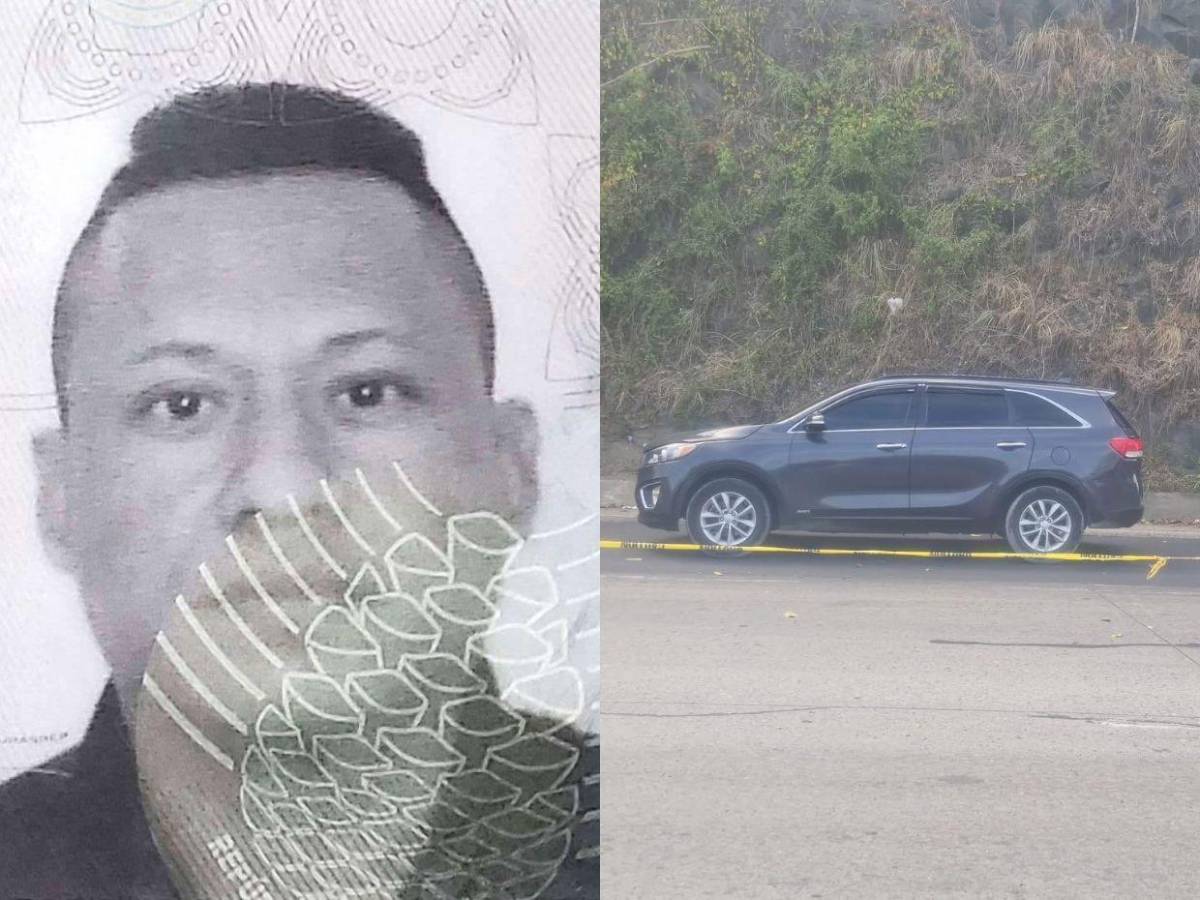 Ariel Ríos fue asesinado dentro de su carro en Cortés; viajaba con su hijo de 2 años