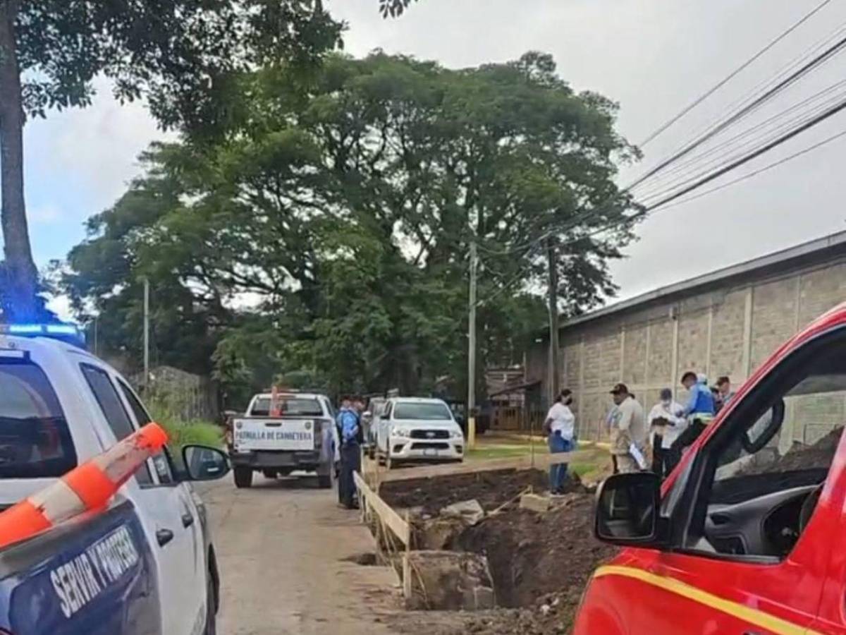 Toni Cruz, futbolista que murió tras caer en una alcantarilla en reparación en Danlí