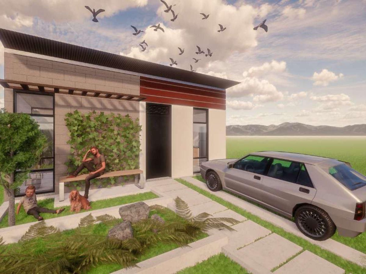 El diseño de las casas permitirá futuras ampliaciones verticales.