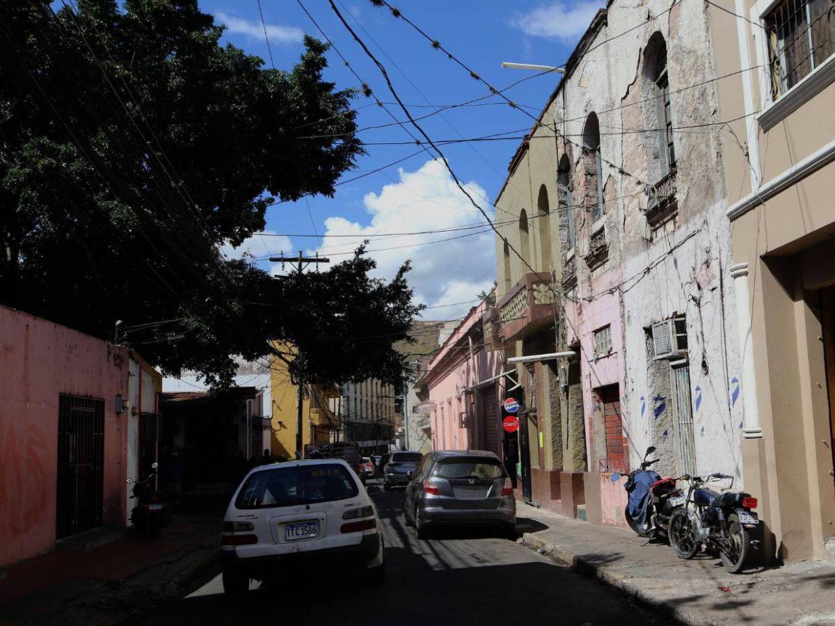 Centro histórico de Tegucigalpa se deteriora ante el abandono de sus inmuebles