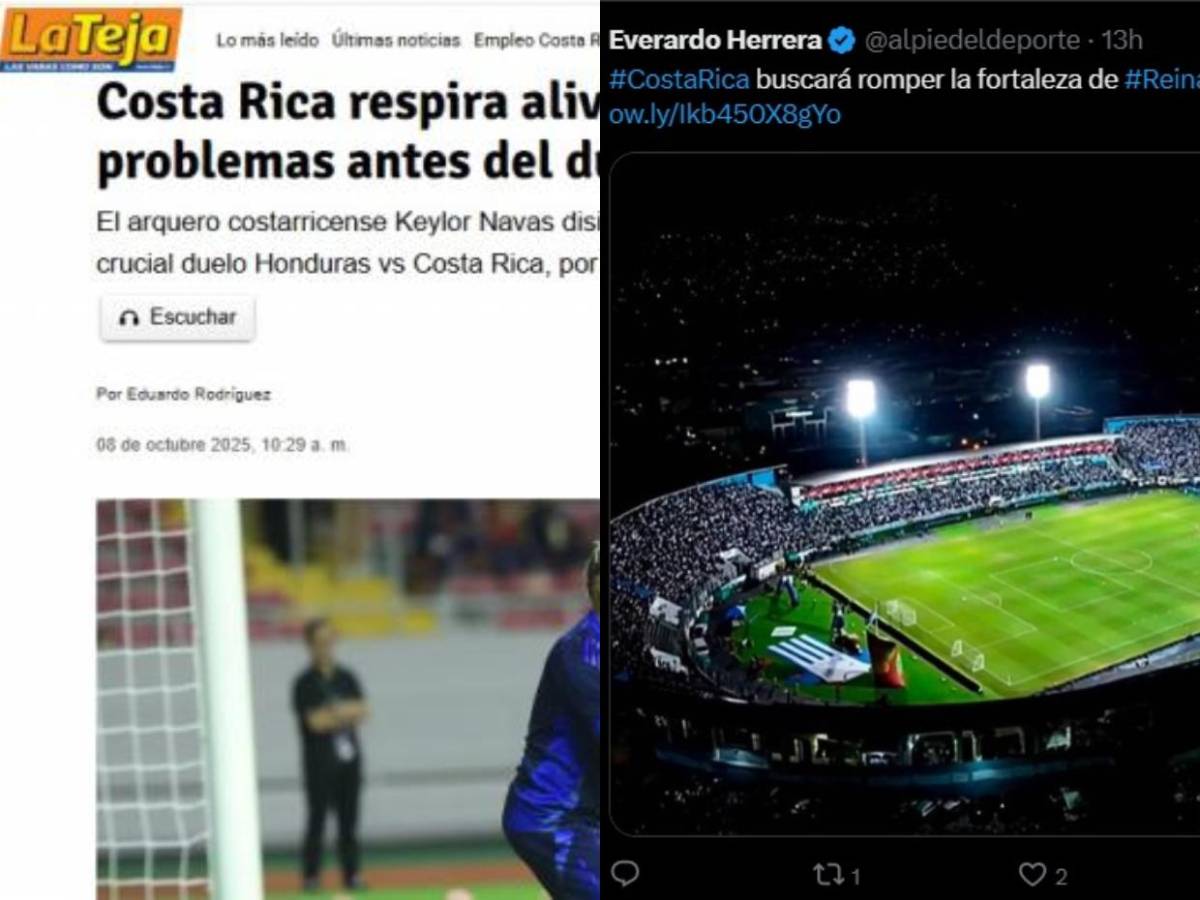 Temen quedar fuera del Mundial: lo que dicen los medios ticos antes del partido contra Honduras