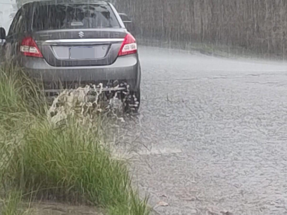 Las imágenes de las intensas lluvias que azotan la capital
