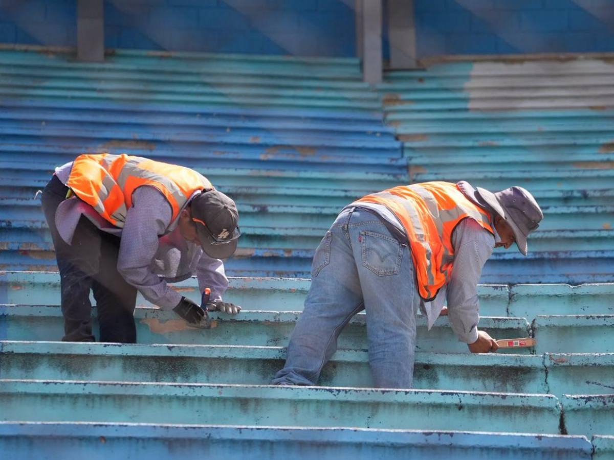 Gobierno de Xiomara Castro lo había dejado así: Condepor hace cambios en el Estadio Nacional