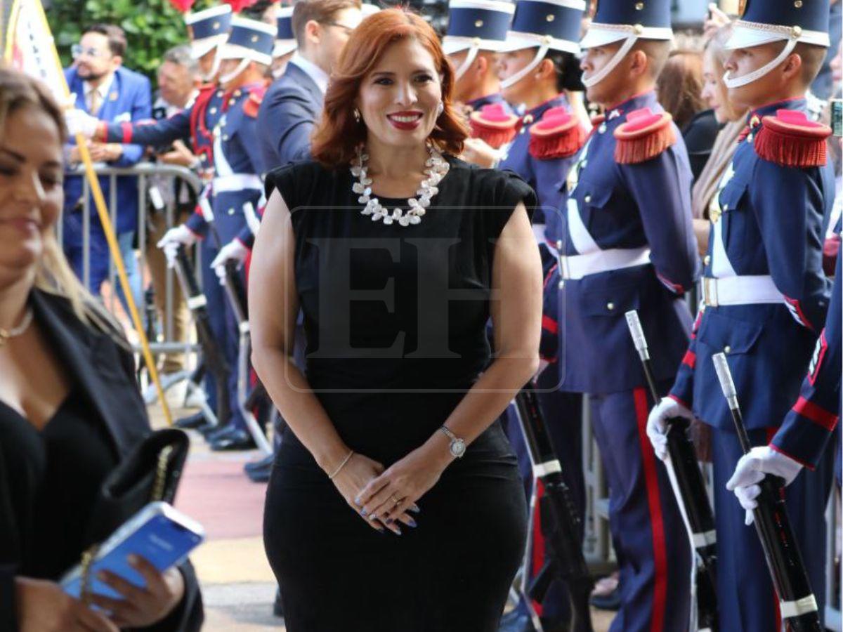 Diplomáticos, funcionarios y otras personalidades presentes en la toma de posesión de Nasry Asfura