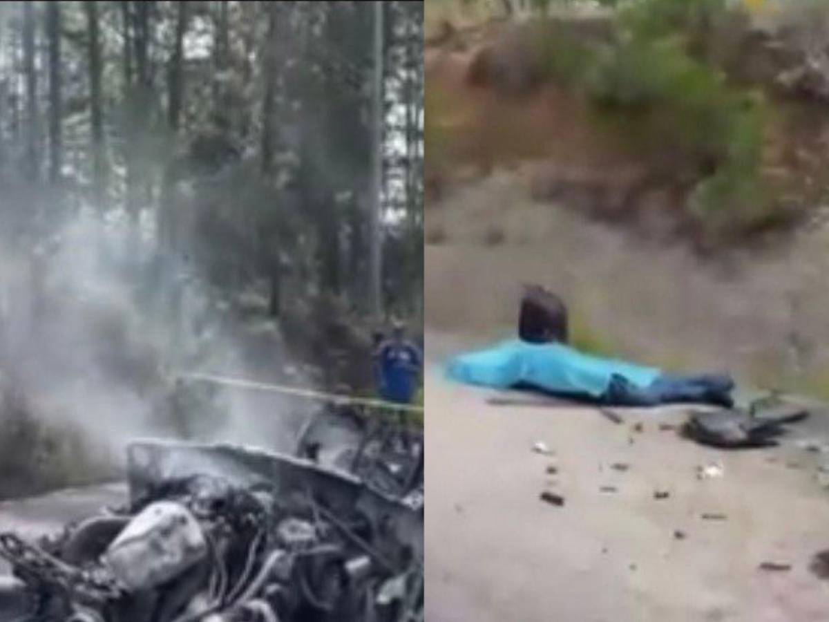 Muere carbonizado motociclista tras brutal choque en Intibucá