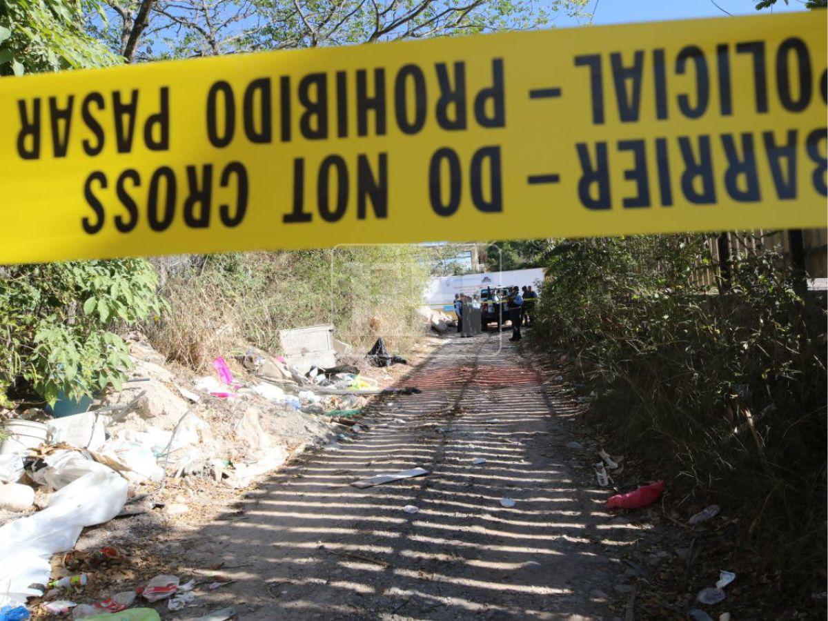 Con las manos amarradas y dentro de bolsas: así hallaron un cuerpo sin vida en Tegucigalpa
