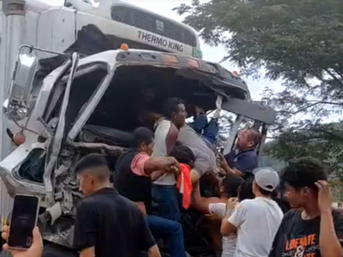 Su cuerpo quedó atrapado en el camión: así rescataron el cuerpo sin vida de Arlin Meza