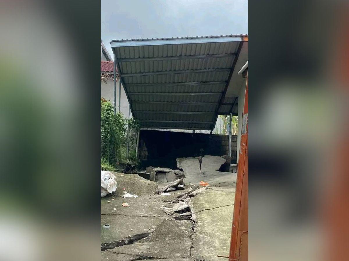 Falla geológica destruye viviendas y provoca evacuaciones en Ocotepeque