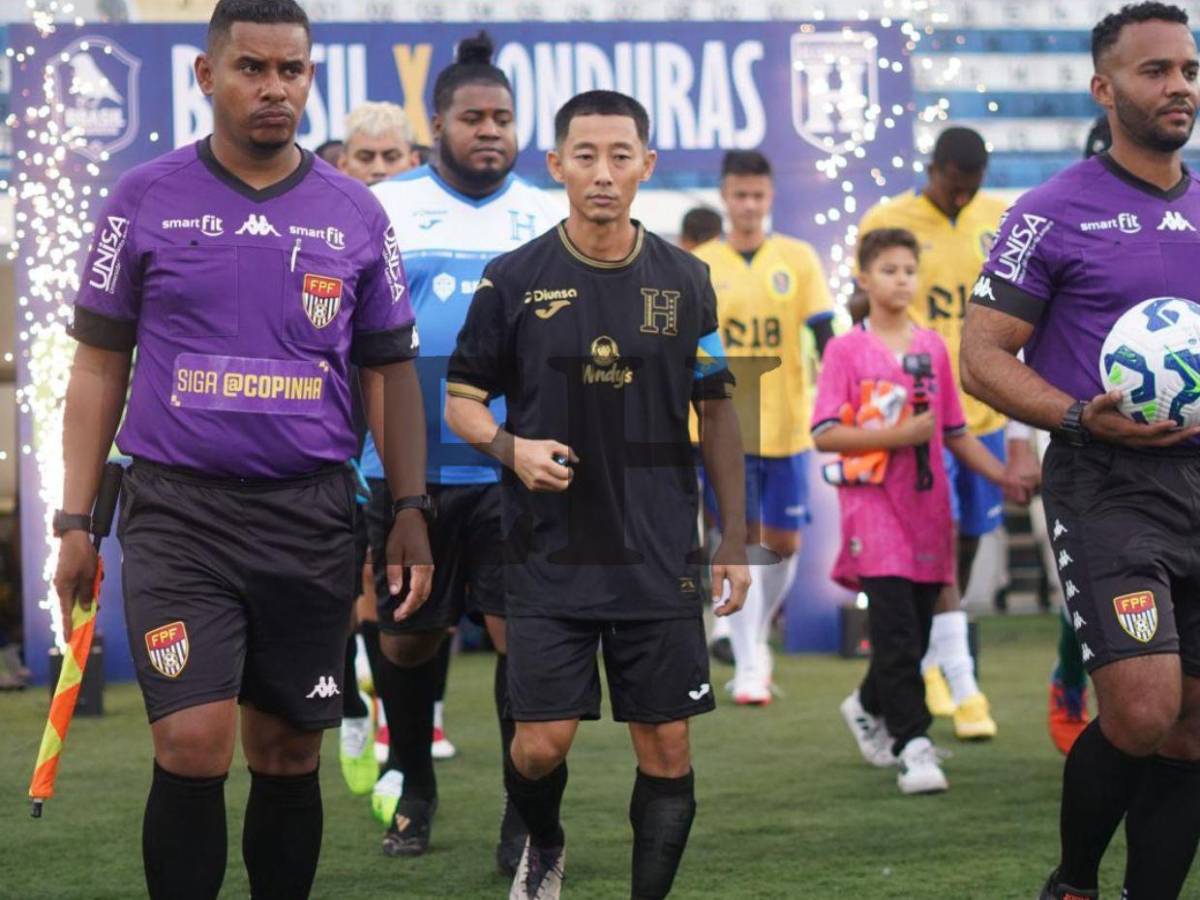 Entusiasmo y energía marcaron el duelo de tiktokers Honduras vs Brasil