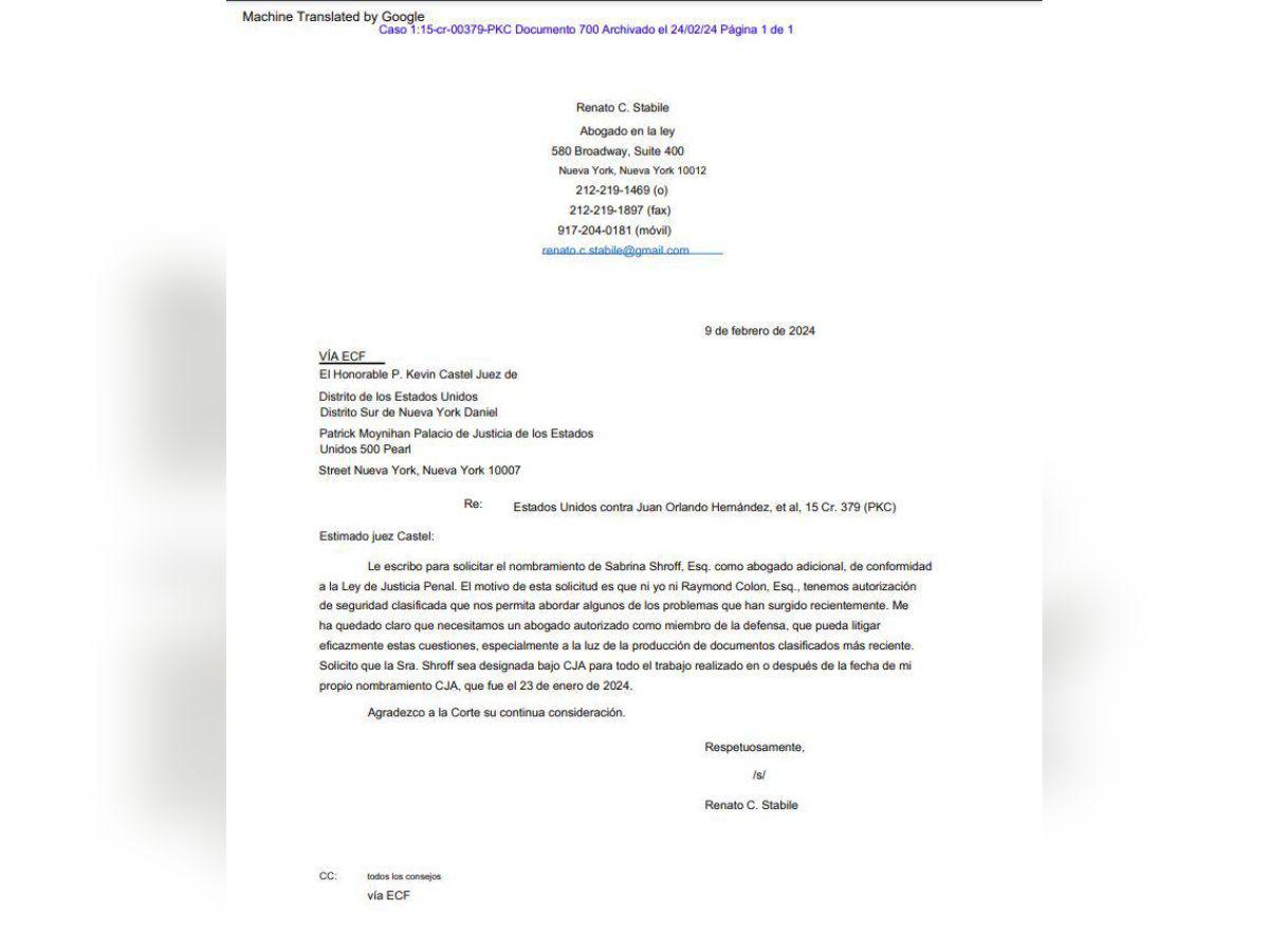 En directo: Juicio de Juan Orlando Hernández