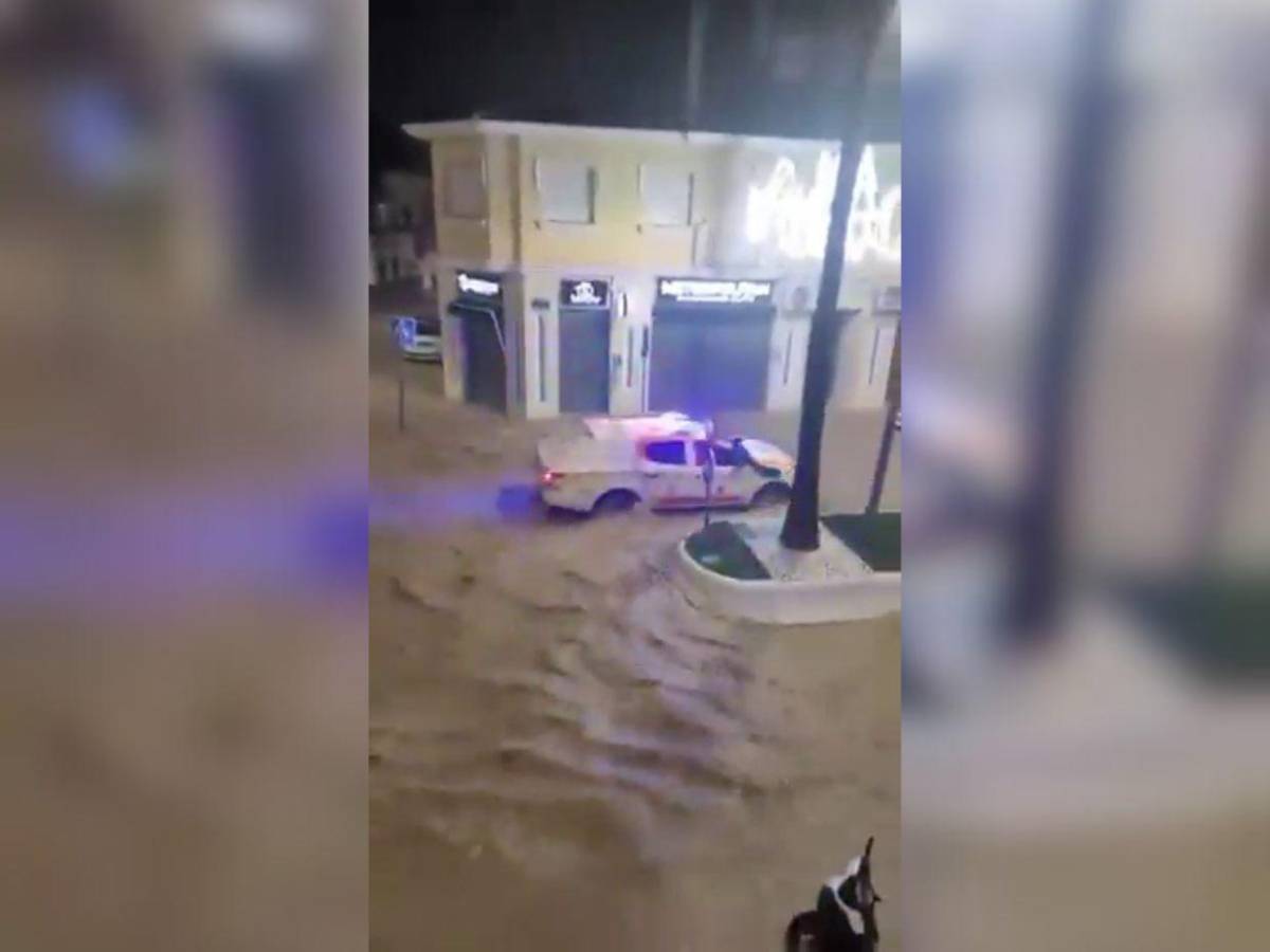 Alerta roja en Málaga por fuertes lluvias: se reportan inundaciones