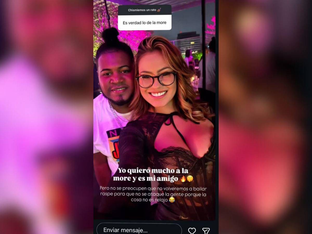 ¿Qué respondió Alejandra Rubio a la polémica por el video bailando raspe con La More?