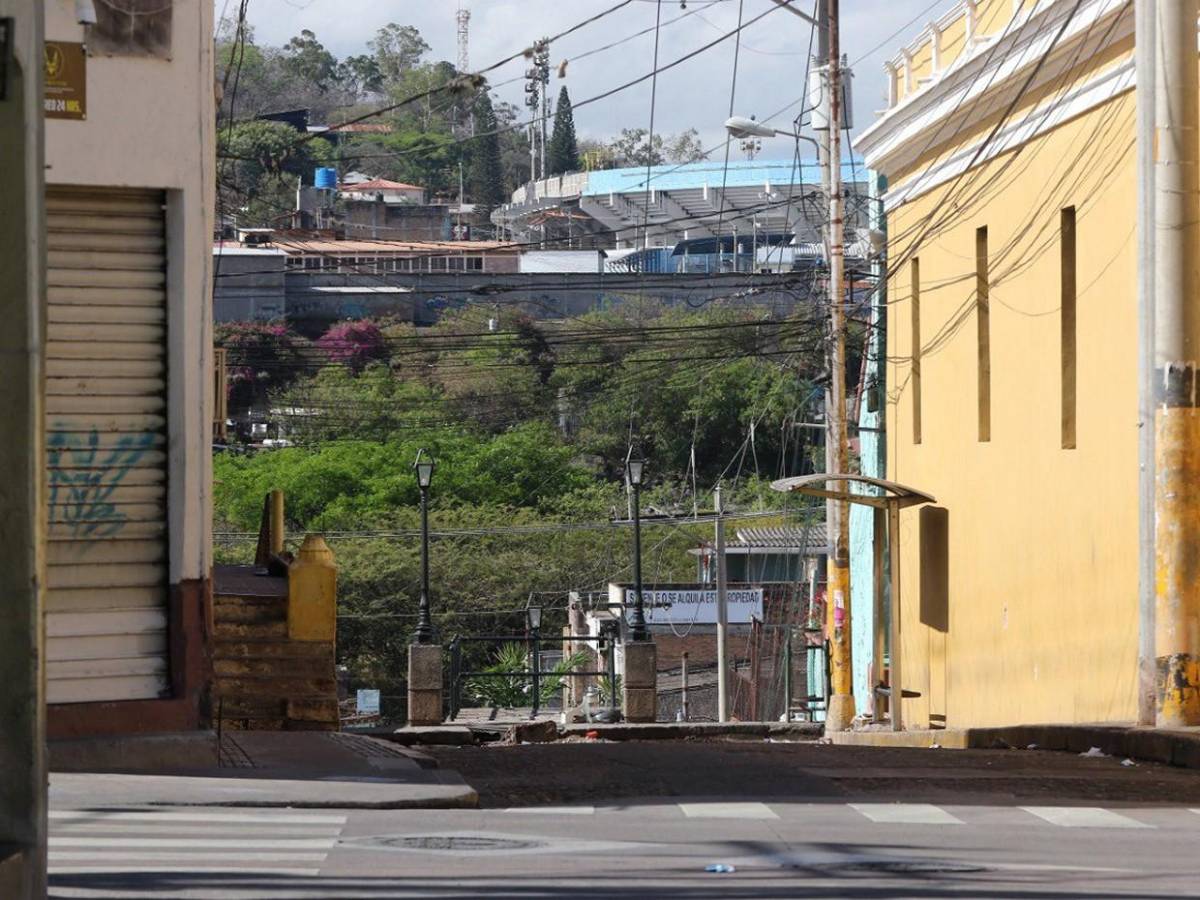 Calles despejadas luce la capital de Honduras este Jueves Santo Calles despejadas luce la capital de Honduras este Jueves Santo
