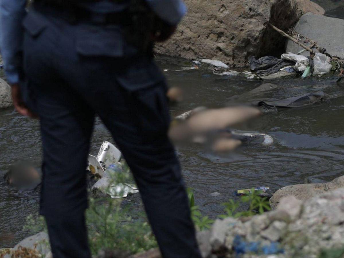 La dantesca escena en el río Choluteca donde fueron encontrados dos cuerpos