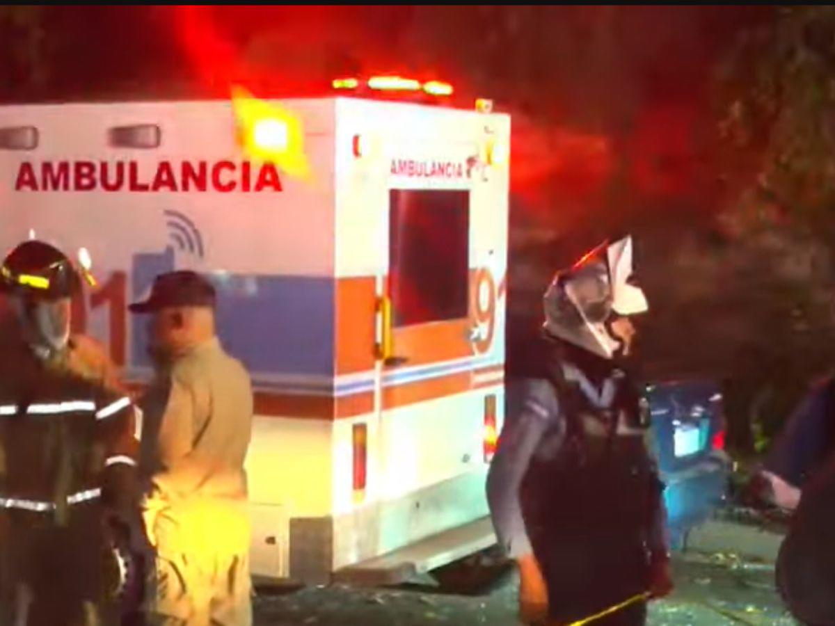 El carro cayó desde un puente: así ocurrió el accidente en Toncontín que dejó dos menores muertos