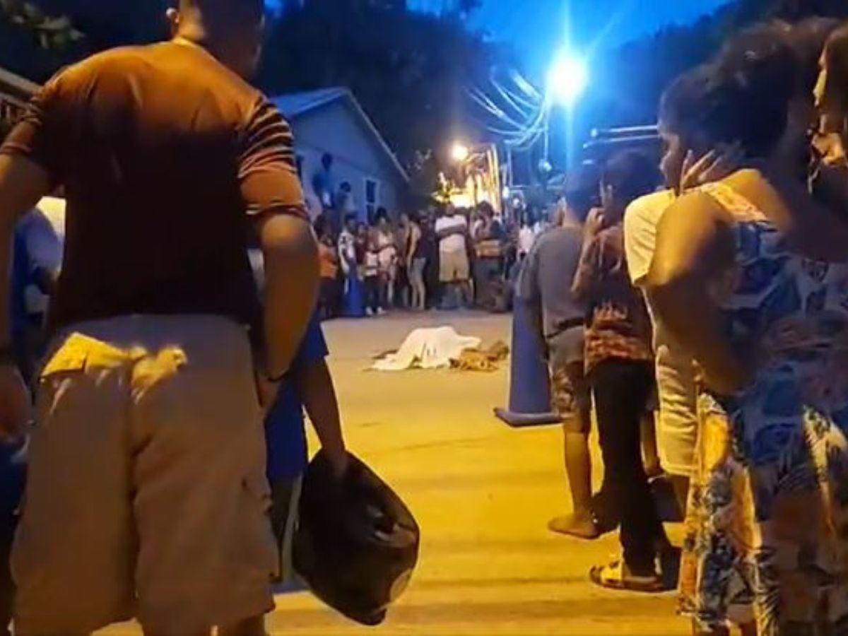 Asesinan a balazos a asaltante en Roatán, Islas de la Bahía