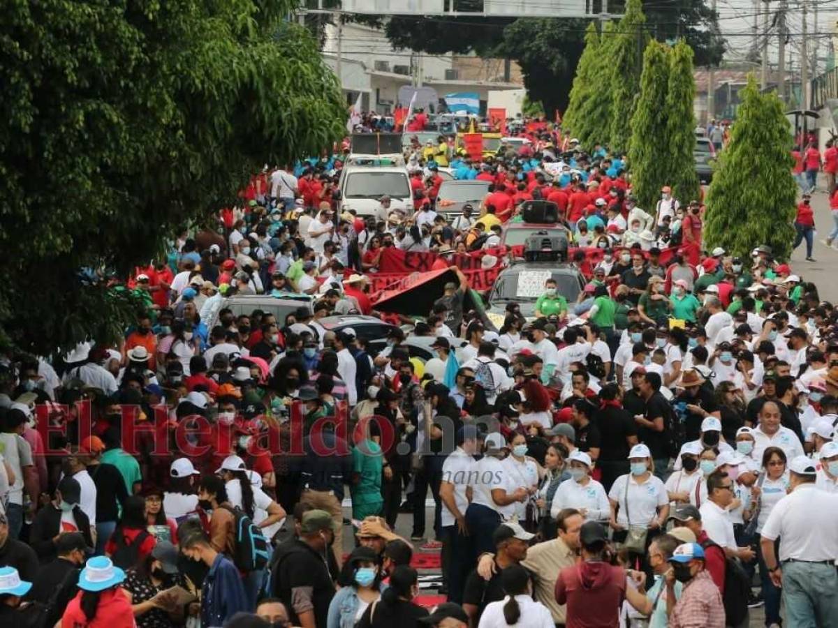 Centrales obreras marchan este 1 de mayo para conmemorar el Día del Trabajador