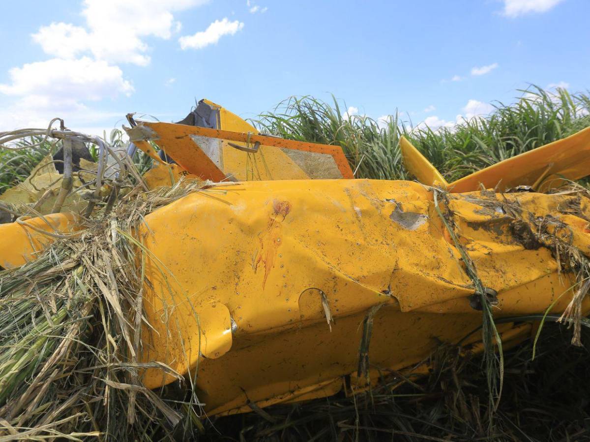 Desde la escena del accidente en La Lima, Cortés: piloto no sobrevivió al impacto