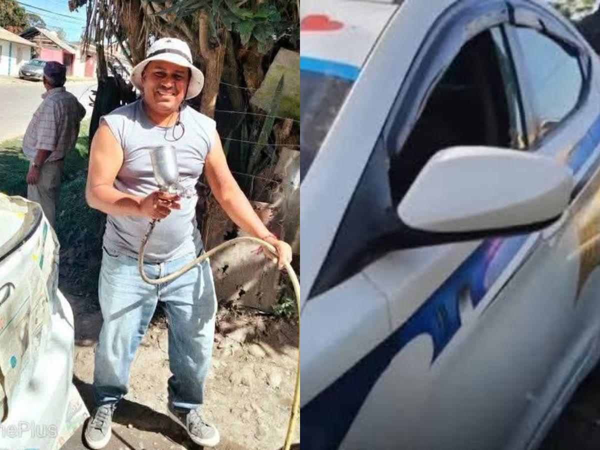 Regresó para llevar a su hija a la escuela: Denis Amaya, taxista acribillado en Siguatepeque