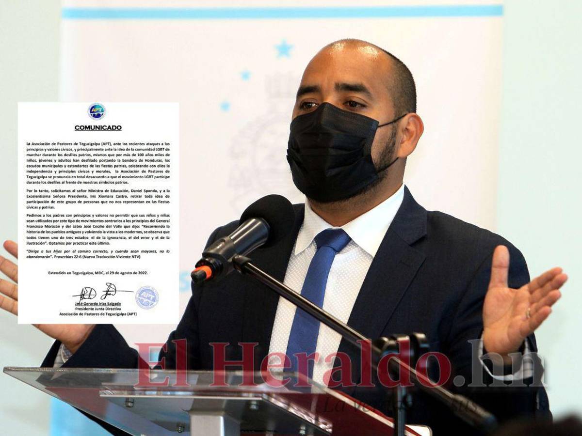 ¿El movimiento LGBTQ+ desfilará el 15 de septiembre? Esto dice el ministro de Educación