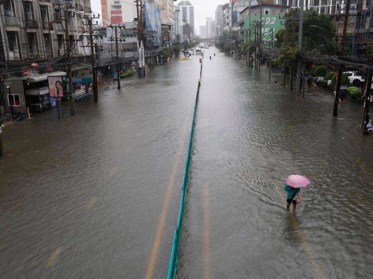 Bangkok declara el estado de desastre por inundaciones tras fuertes lluvias